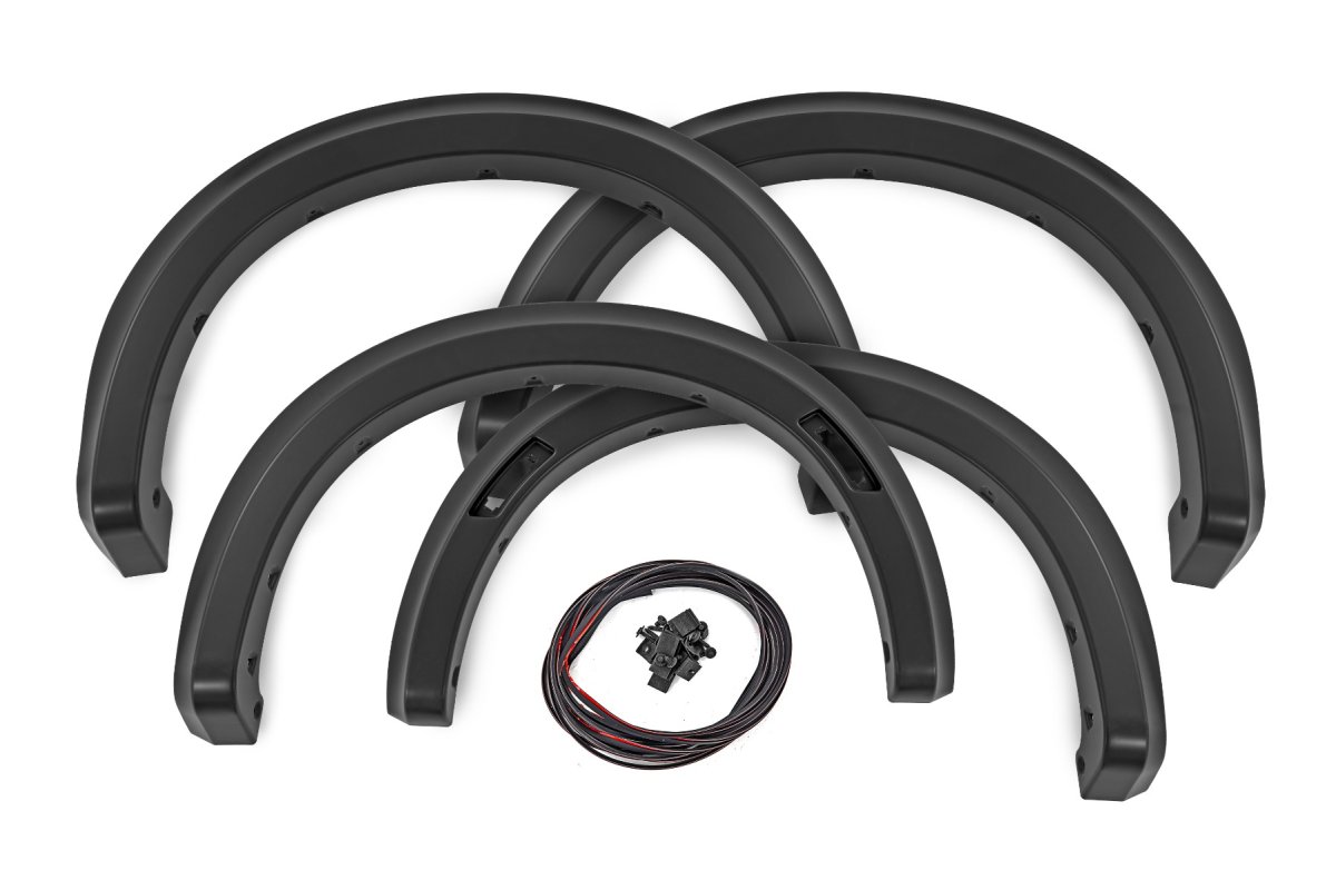 Ford Ranger Fender Flares - Rough Country - Sport - M7 Carbonized Gray - 2024+